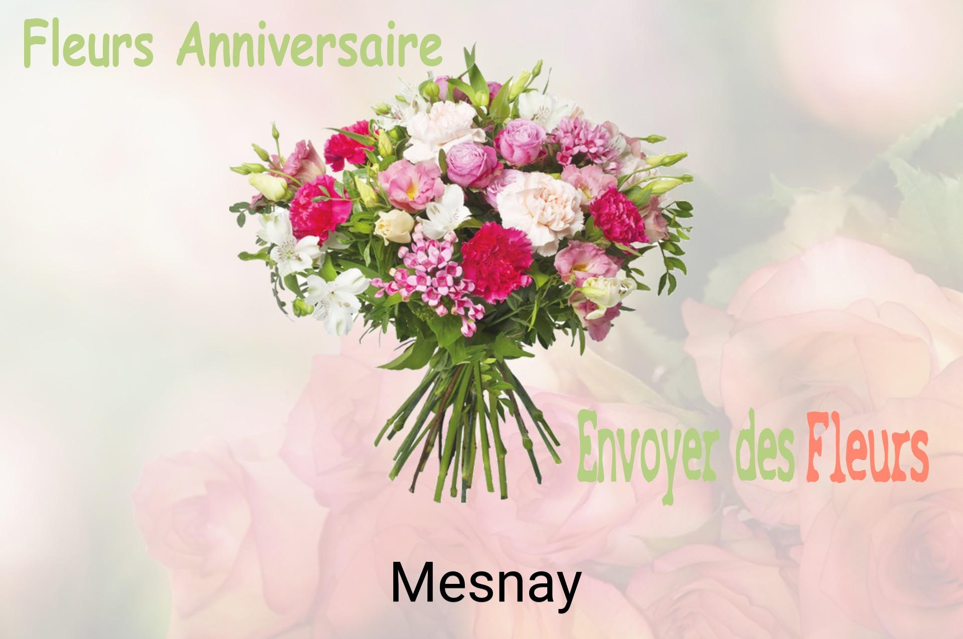 Bouquet de fleurs d’anniversaire livré à Mesnay